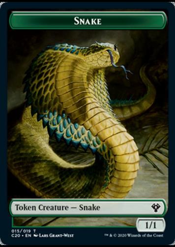 Token: Snake (G 1/1) // Beast (G 3/3)